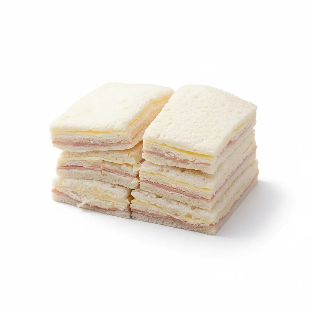 Sandwich Triples Jamón y Queso