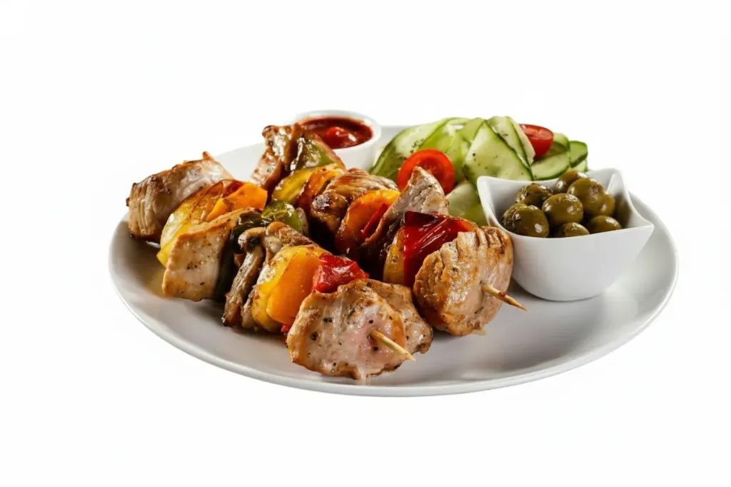 Pinchos de Ternera, Cerdo y Pollo